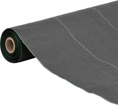 Produktbild von vidaXL Unkrautvlies Schwarz 1x25 m PP