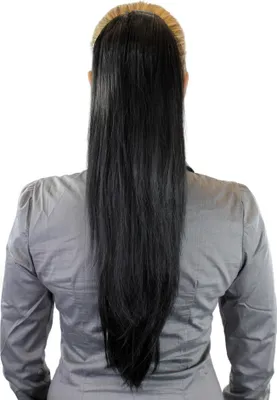 Produktbild von WIG ME UP Haarteil, glatt, Schwarz WK06-1B
