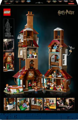Produktbild von LEGO Harry Potter Der Fuchsbau – Sammleredition, Haus der Weasleys, Bauset zum Sammeln, 10 Minifiguren sowie die Eule Errol, Geschenk für erwachsene Fans der Zauberwelt, Sammlerstück 76437