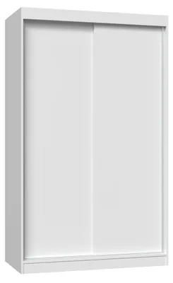 Image de Armoire 120 cm avec portes coulissantes RANNO 1 - blanc