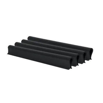Produktbild von FORTENA Befestigungsclips Abschlussclips 10 Stück, Befestigungsschienen für Zaunlatten, Höhe 19 cm, Clips für Sichtschutzleisten
