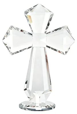 Produktbild von Christliches Kreuzornament aus Kristall
