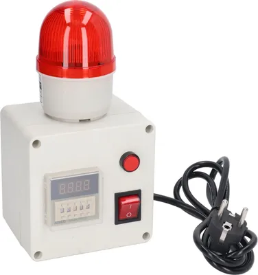 Alarmová siréna zpoždění časování Alarmové světlo Audio klakson 90 dB pro průmyslovou bezpečnost