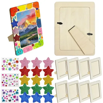 Bilderrahmen-Set, rechteckig, 19 x 19 cm, 2,51 cm hoch