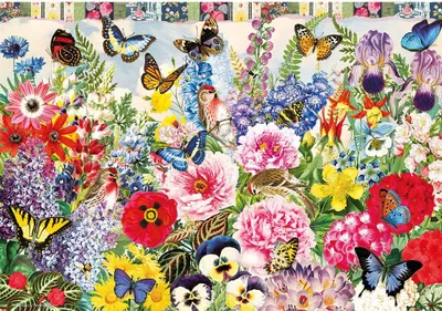 Image de GIBSONS Puzzle Fleurs des prés 500 pièces