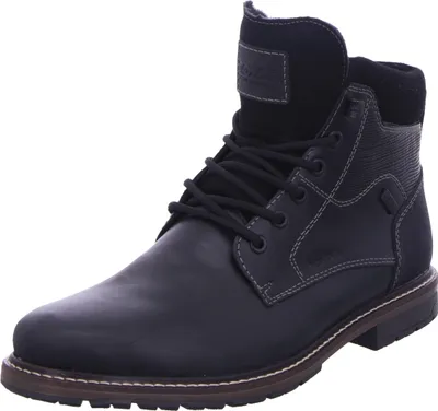 Produktbild von Rieker Herren Schnürstiefeletten 30331-42, 30331-43, 30356-42, 30356-44 RIE-13740 schwarz/schwarz/schwarz 43