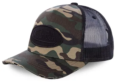 Produktbild von Von Dutch Originals Trucker Cap - CAMOU USED Baseball Mesh Green