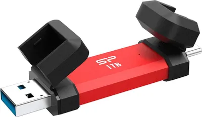 Image de Silicon Power 1TB USB Stick Typ A+C 1050/850MB`s red