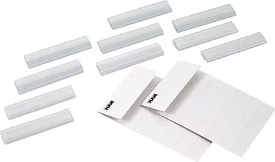 Obrázok produktu pre HAN 1021 10x Beschriftungsschilder mit Clip transparent