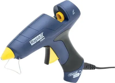 Zdjęcie produktu dla Rapid 5001707, Pistolet na gorący klej, Niebieski, Kopolimer akrylonitrylo-butadieno-styrenowy (ABS), Metal, 5,831 g/min, 1,2 cm, 3 min