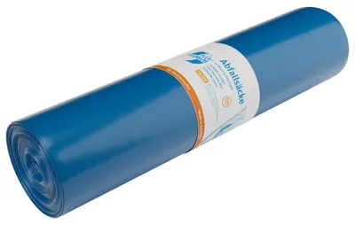 Imagen del producto de Bolsas de basura - Azul - 120 litros - 25 unidades - LDPE - 700 x 1100 mm