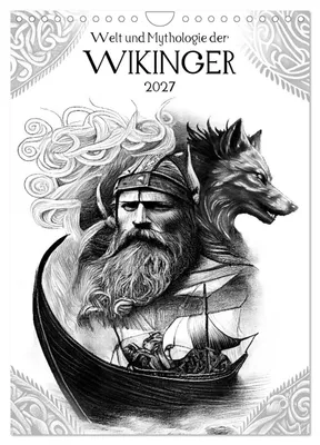 Productafbeelding van De wereld en mythologie van de Vikingen (wandkalender 2027, formaat DIN A4), CALVENDO maandkalender