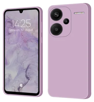 Produktbild von Hülle für Xiaomi Redmi Note 13 Pro+ 5G Case Cover Bumper Smartphone Softgrip Schutzhülle Farbe: Lila