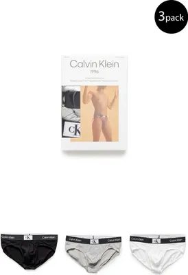 Produktbild von Calvin Klein Herren Slips 3er Pack Weiß Baumwolle : Größe - M Größe: M