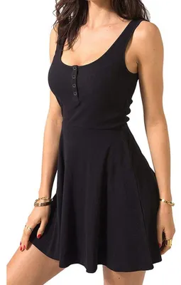 Produktbild von Sommerkleid für Damen, ärmellos, geeignet für Strand und Festlichkeiten