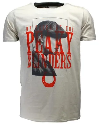 Obrázek produktu pro Tričko Peaky Blinders Tommy Shelby v barvě Off White – oficiální merchandise – XXL