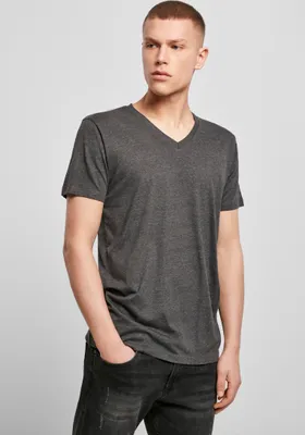 Obrázok produktu pre Ľahké pánske tričko s výstrihom do V - farba: Charcoal (Heather) - veľkosť: XL