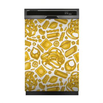 Produktbild von Magnete Dekorative 60x80 cm Küche Magnetmatte Spülmaschine - Italienische Nudeln