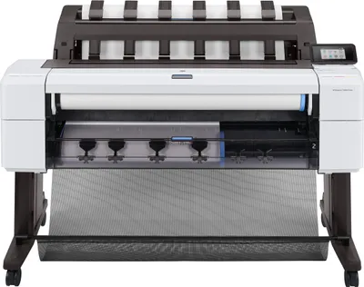 Produktbild von HP DesignJet T1600dr PostScript - 914 mm (36") Großformatdrucker - Farbe - Tintenstrahl - Rolle (91,4 cm x 91,4 m), 914 x 1219 mm - 2400 x 1200 dpi - bis zu 0.32 Min./Seite (einfarbig)/ bis zu 0.32 Min./Seite (Farbe) - Kapazität: 2 Rollen - Gigabit LAN - C