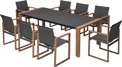 Obrázek produktu pro nabbi Hliníkový zahradní set Deborita - přírodní / tmavě šedá