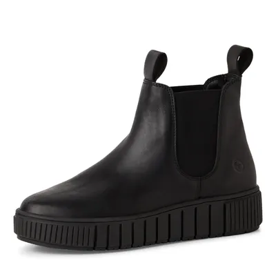 Produktbild von Tamaris Damen Chelseaboots 30099-37, 30099-38, 30099-39, 30099-40, 30099-41, 30099-42 TAM-1-25403-43 BLACK LEATHER 38