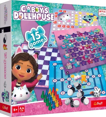 Immagine prodotto di Set di giochi 15 in 1 per bambini "Casa delle bambole di Gabby"