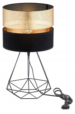 Produktbild von Tischlampe E27 D: 15 cm 38 cm rund Modern
