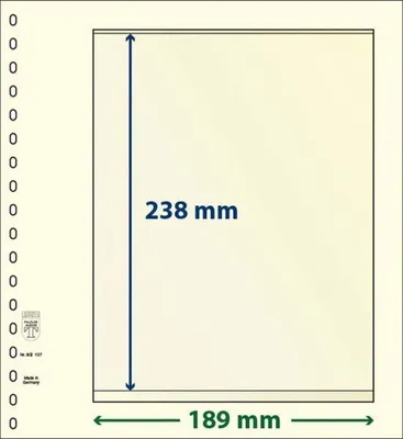 Produktbild von Lindner dT802107P dT-Blanko-Blatt 5er Pack