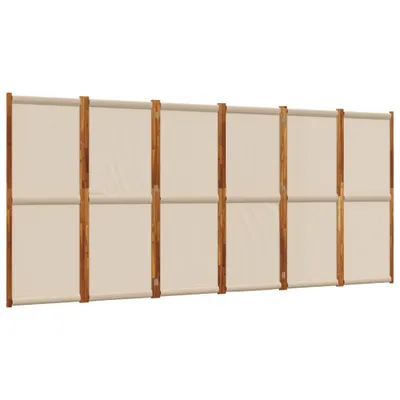 Image de paravent 6 pièces taupe 420x180 cm