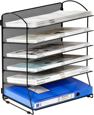 Produktbild von Famanu Büro Organizer 6-lagiges Ablagesystem - Schwarz