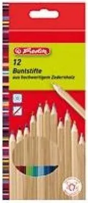 Produktbild von Herlitz Buntstifte my.pen dreikant 12er ausZedernholz