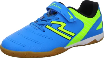 Produktbild von Sneakers Kinder-Sportschuh-Hallenschuh-Indoorschuh Blau-Gelb, Farbe:blau, EU Größe:40