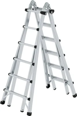 Produktbild von MUNK Gelenk-Teleskopleiter 4x6 Sprossen