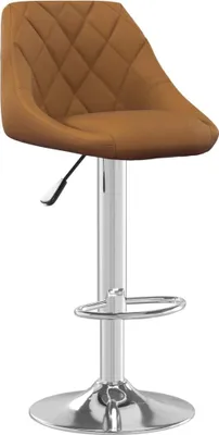 Produktbild von vidaXL Barhocker Braun Samt