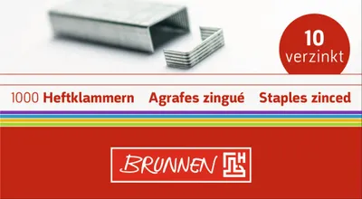 Obrázek produktu pro 20XBRUNNEN 1020613 Heftklammern 10 Sch.