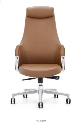 Zdjęcie produktu dla Fotel z imitacji skóry w kolorze czarnym, nowoczesny i elegancki