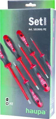 Produktbild von Haupa VDE-isolierter Schraubendrehersatz PZ 6-teilig - Maxami