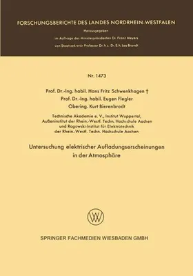 Obrázek produktu pro Untersuchung elektrischer Aufladungserscheinungen in der Atmosphäre