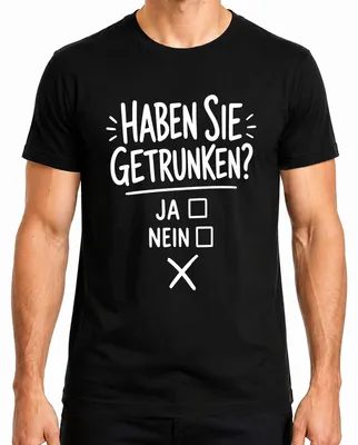 Imagen del producto de ¿Has bebido? Sí No. Frase divertida. Fiesta. Alcohol. Camiseta para hombre, negra, talla 3XL