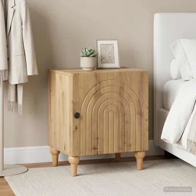 Obrázok produktu pre vidaXL Nočný stolík, 2 ks, dub Artisan, 43 x 34,5 x 50 cm, drevotrieska