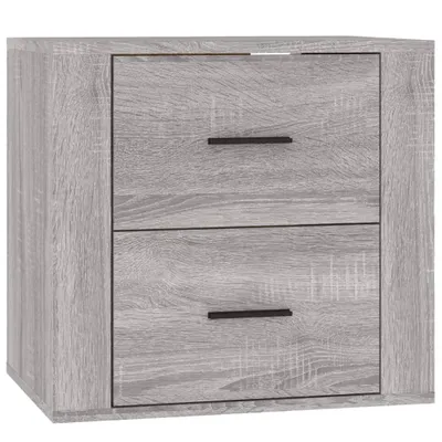 Obrázek produktu pro vidaXL Nástěnný noční stolek Grey Sonoma 50x36x47 cm