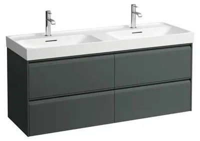 Productafbeelding van LAUFEN MEDA wastafelonderkast, 129 cm breed, met 4 lades