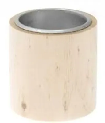 Produktbild von Holz Kerzenhalter rund,Ø 5,5 cm, H 5,5 cm, für Kerzen Ø 4 cm