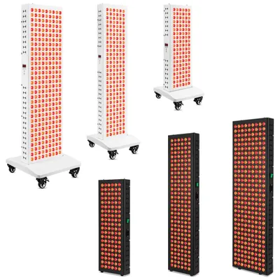 Produktbild von Rotlichttherapie-Panel - Pro2000-S-F Stand - 630/660/810/830/850 nm - LED - Nahinfrarotlicht - Ganzkörperanwendung - Hautstraffung - Mit Standfuß