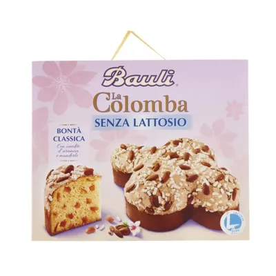 Produktbild von Bauli Colomba Senza Lattosio Laktosefreier Osterkuchen 700g