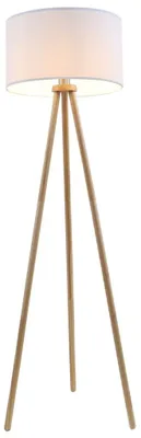 Zdjęcie produktu dla Lampa podłogowa z tkaniny Ø 45,5 cm 1x bez E27 60W biała