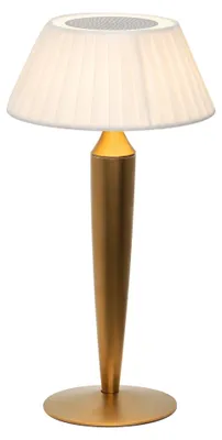 Immagine prodotto di Lampada da Tavolo Ricaricabile Flaminia Zafferano Led Touch - Design Classico Senza Fili Bronzo