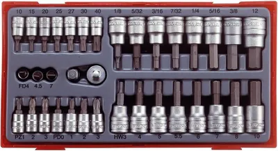 Produktbild von TengTools Steckschlüsselsatz Knarenkasten 132150103