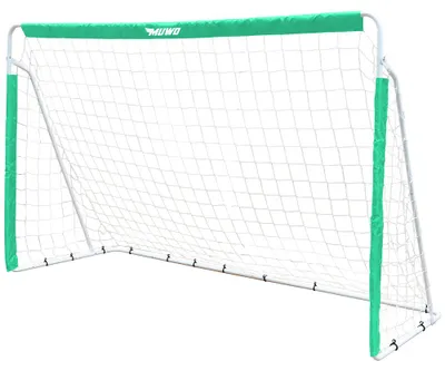 Produktbild von Einheitsgröße MW-376|MUWO Fußballtor aus Stahl 240 x 150 cm grün/weiß