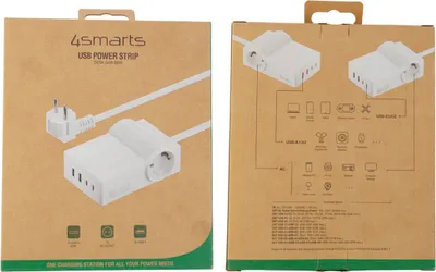 Image de Prises multiples USB-C/A de bureau GaN 65W